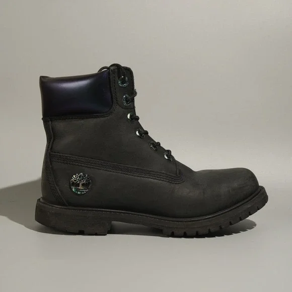 Timberland Women's Black Leather Ankle Boots US 7 / EU 38 A3898 A21Y1 - Picture 5 of 8